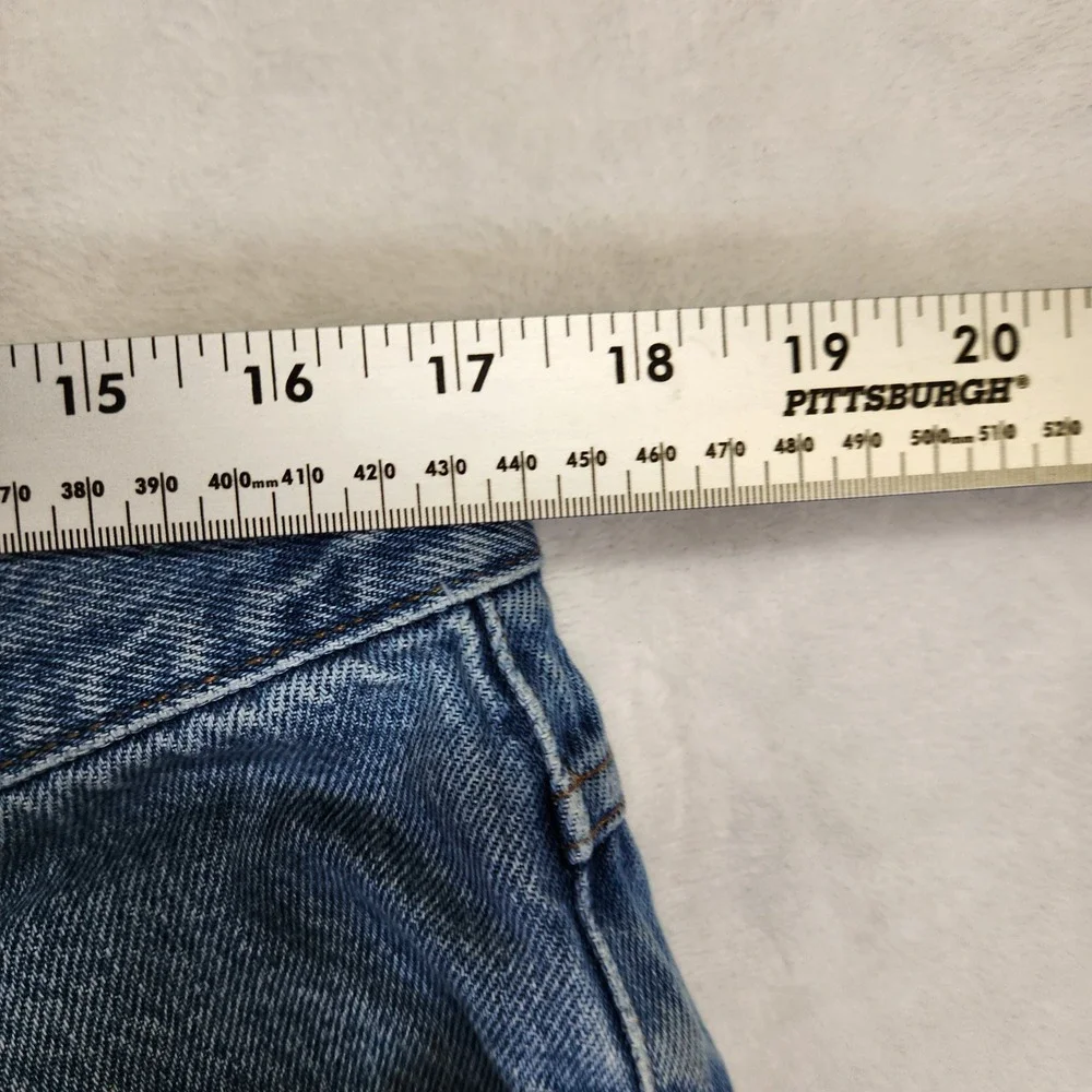 LL Bean Mens Classic Fit Straight Leg Blue Denim‎ Jeans 36x32 Medium Wash 220626